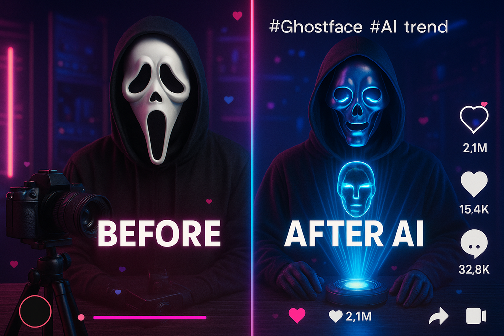 Ghostface AI Trend: What It Is, How to Try It & The Tech Behind Viral AI Content